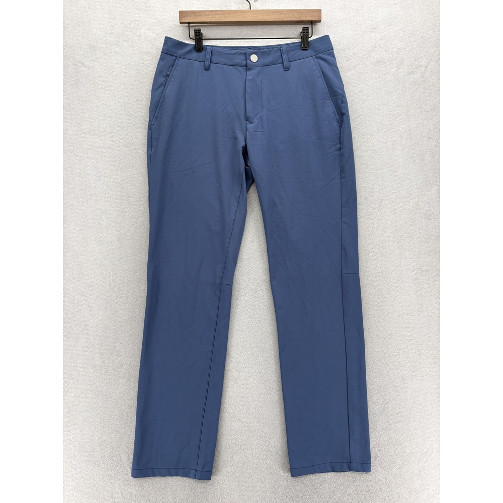Bonobos Highland Tour Golf Pants Mens 32x32 Slim Fit Blue Performance Stretch